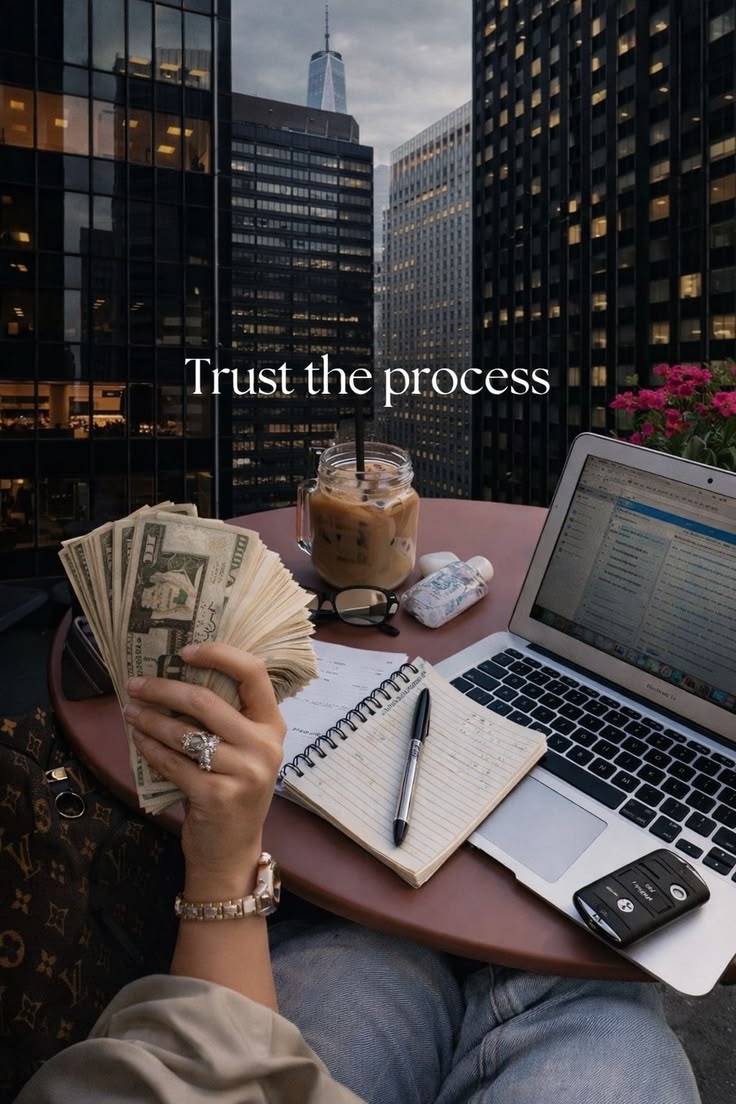 Trust the process digital business image